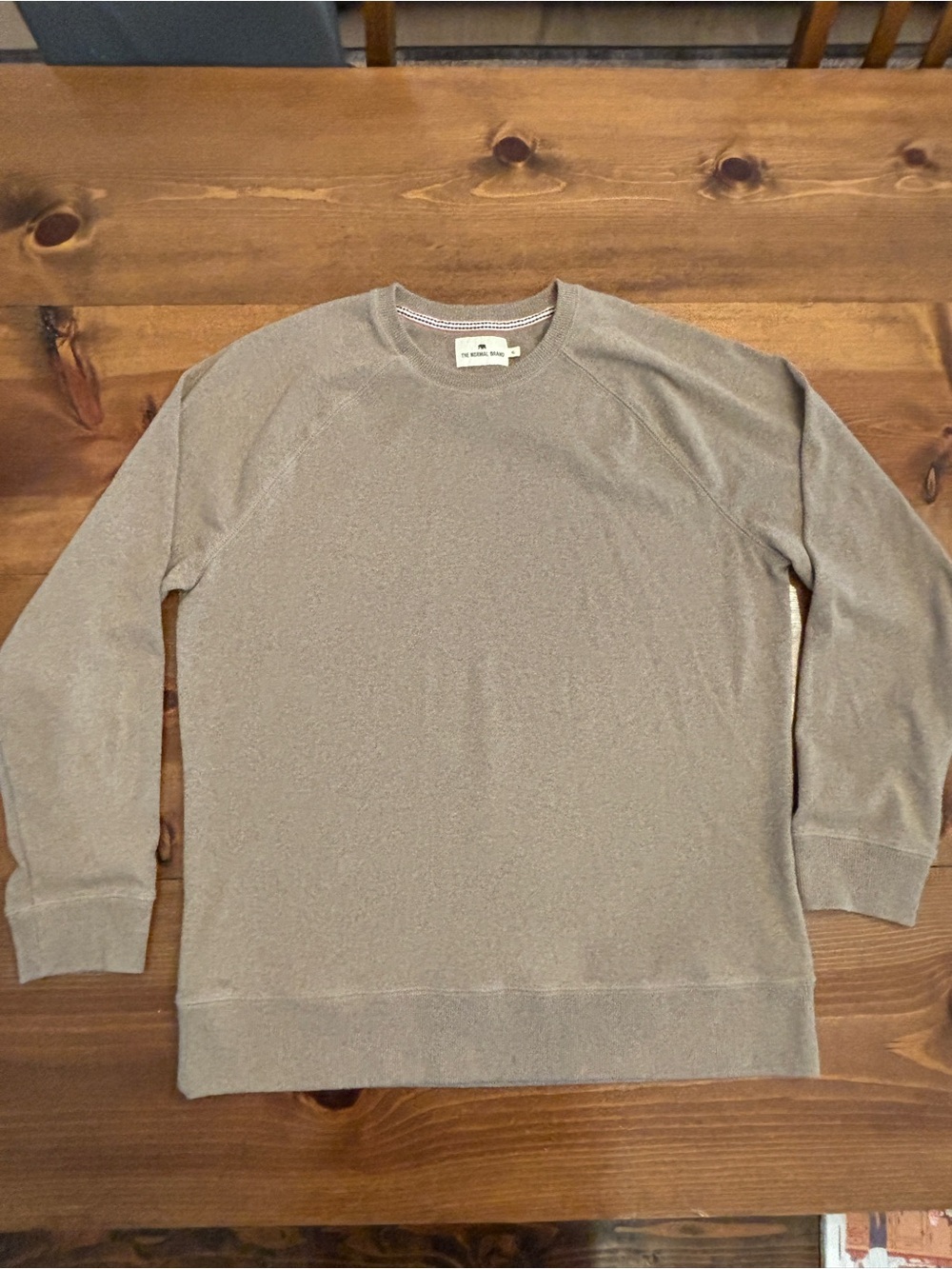 Lightweight Crewneck Sweater in Taupe - Puremeso Everday Crew